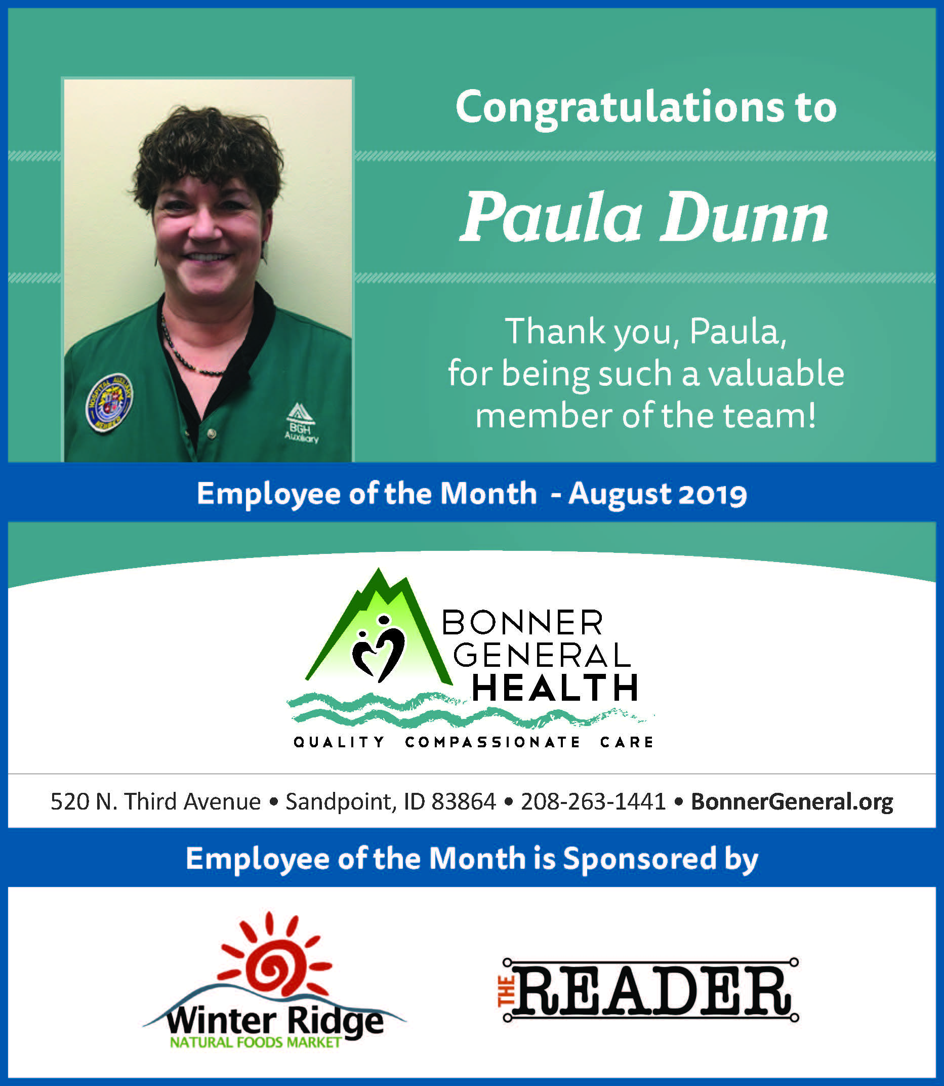 EOTM-Paula Dunn_August Final